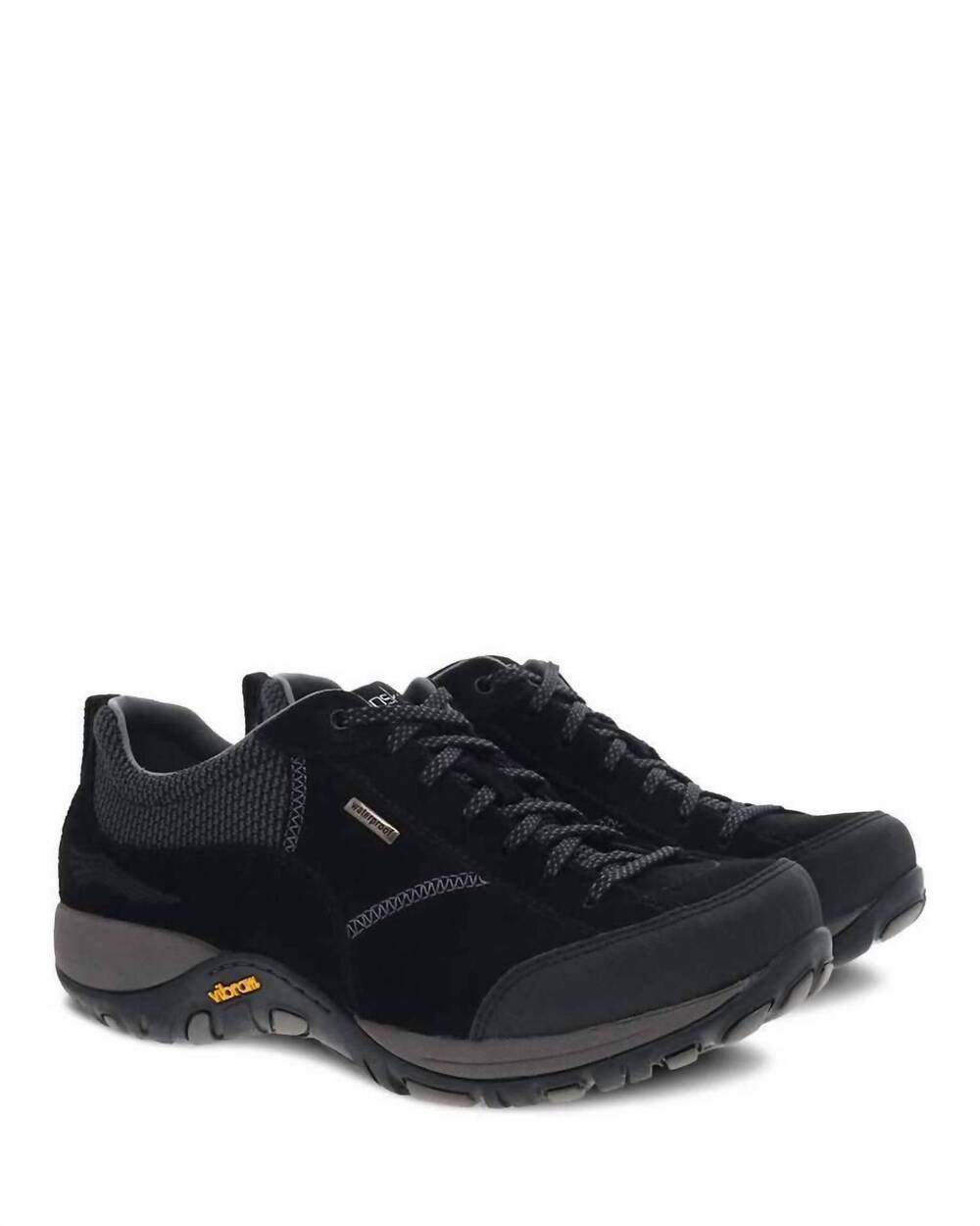NEW DANSKO women's paisley sneaker in black waterproof sneaker